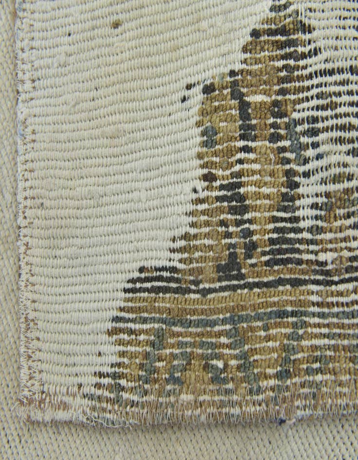 Detail image of 7' 8 x 9' 4  Hand Knotted Ultra Vintage Persian Wool Rug