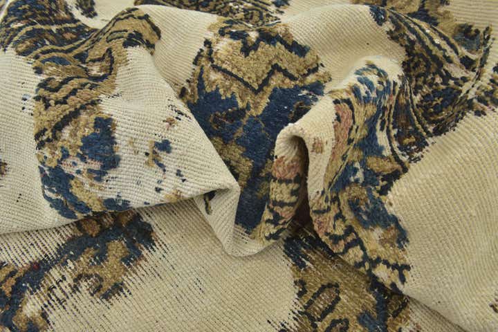 7' x 10' 2 Hand Knotted Ultra Vintage Persian Wool Rug