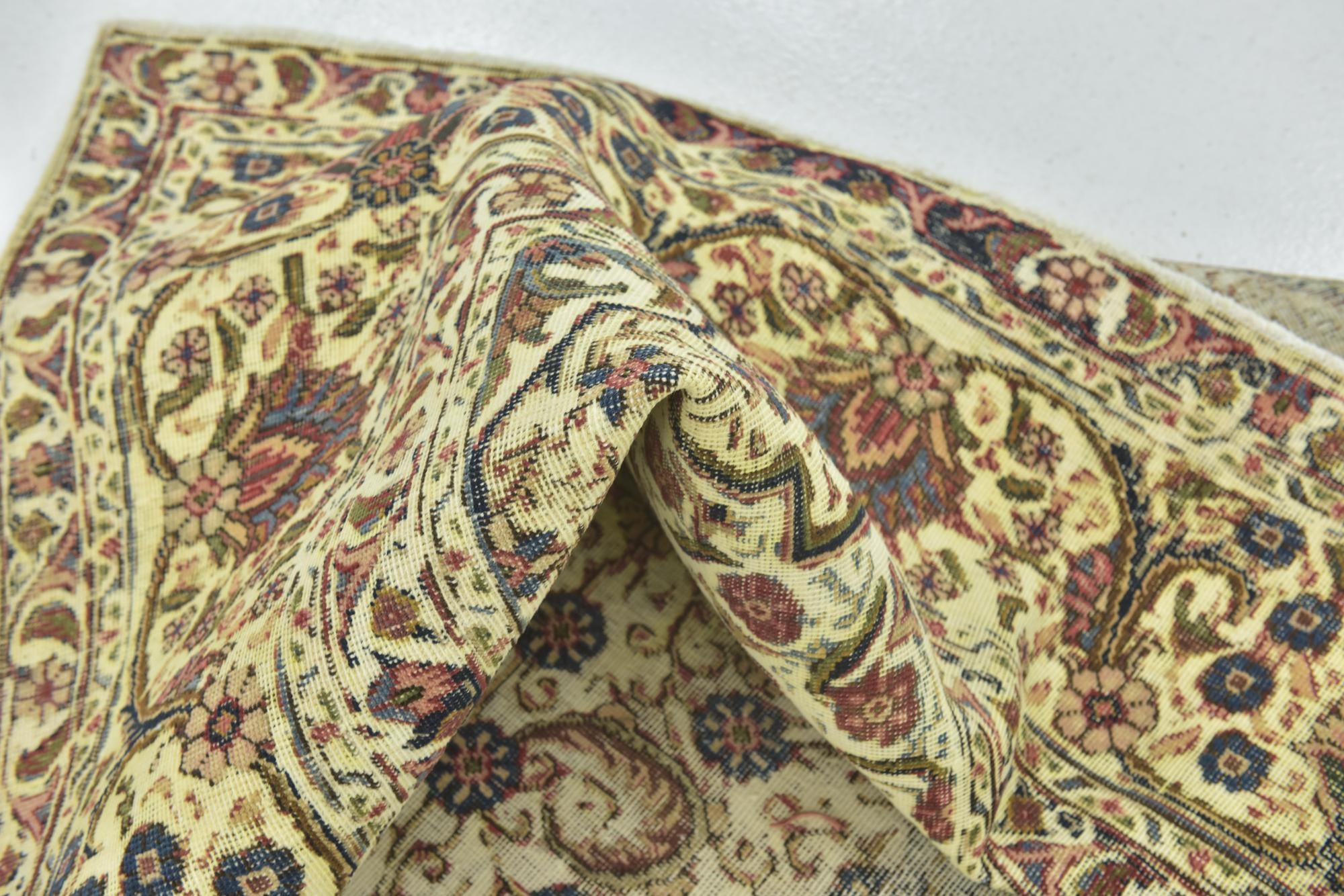10' 2 x 13' 7 Hand Knotted Ultra Vintage Persian Wool Rug