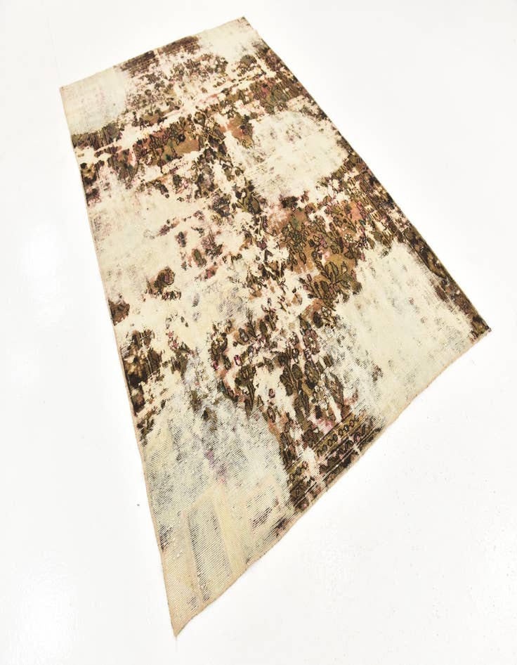 Detail image of 5' 9 x 8' 8 Hand Knotted Ultra Vintage Persian Wool Rug