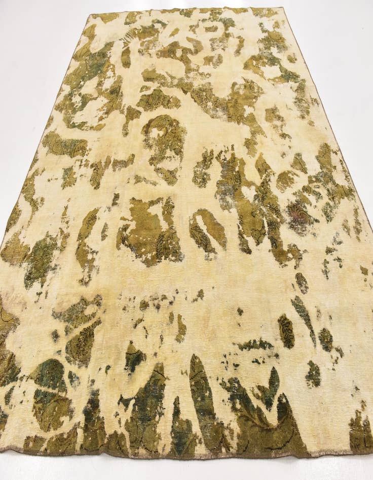 Detail image of 9' 6 x 11' 2  Hand Knotted Ultra Vintage Persian Wool Rug