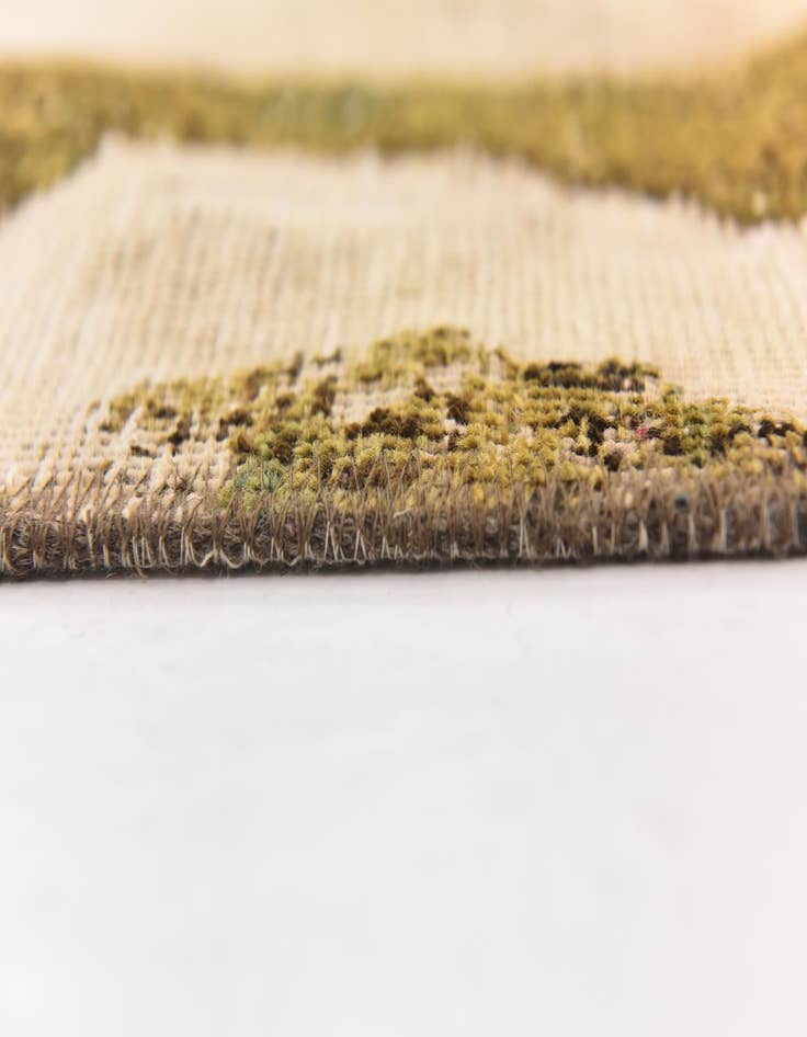 Detail image of 9' 6 x 11' 2  Hand Knotted Ultra Vintage Persian Wool Rug