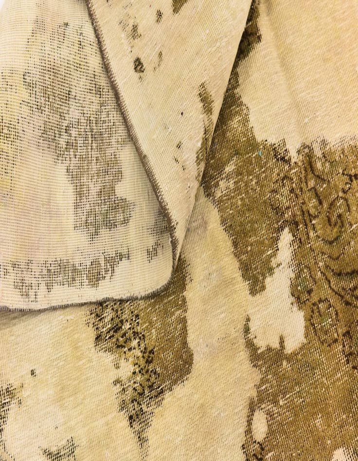 Detail image of 9' 6 x 11' 2  Hand Knotted Ultra Vintage Persian Wool Rug