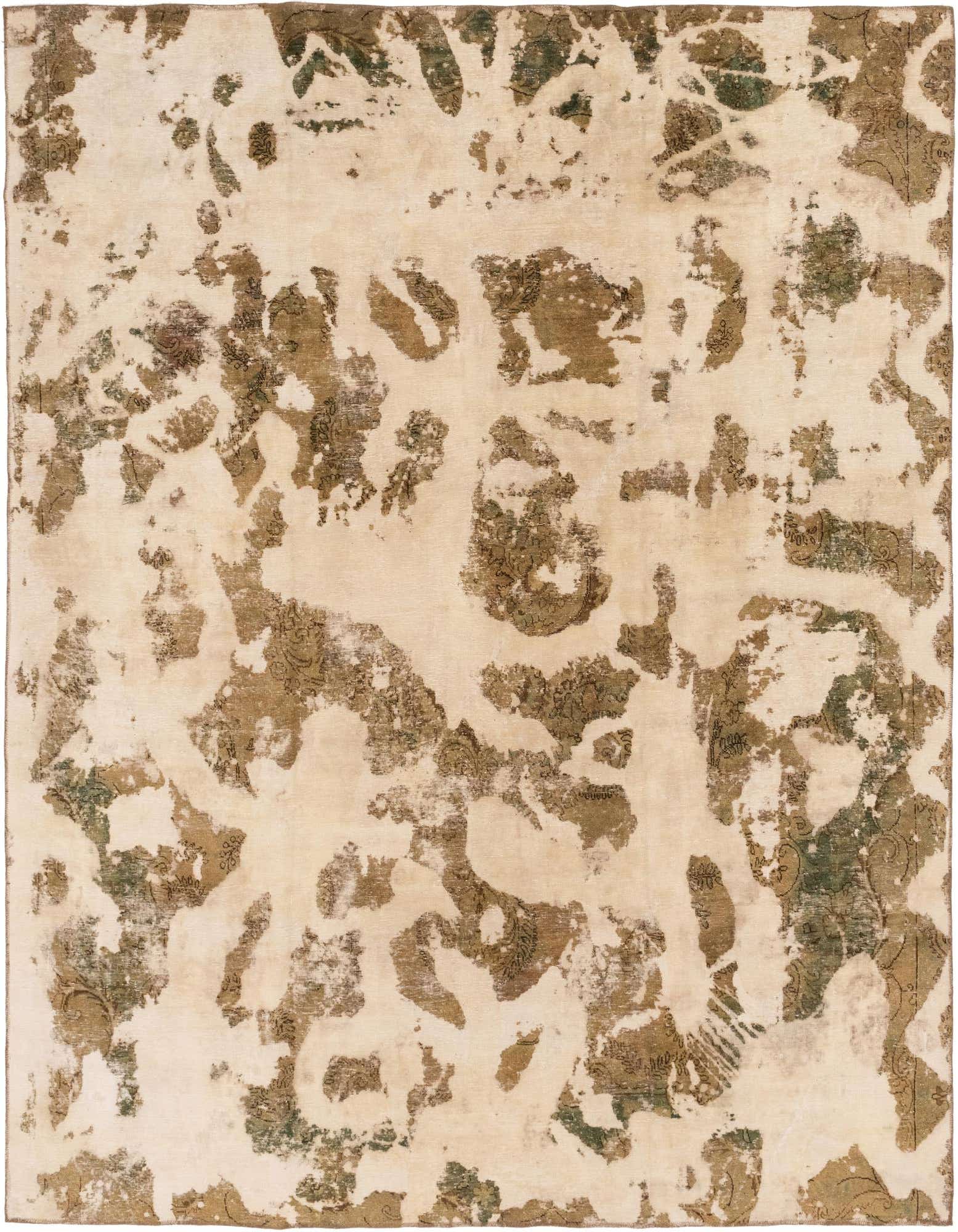 Primary image 9' 6 x 11' 2  Hand Knotted Ultra Vintage Persian Wool Rug