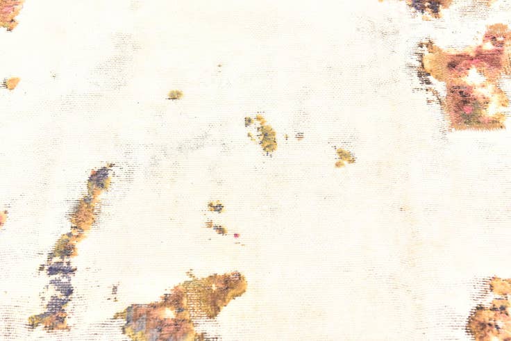 Detail image of 4' x 5' 9 Hand Knotted Ultra Vintage Persian Wool Rug