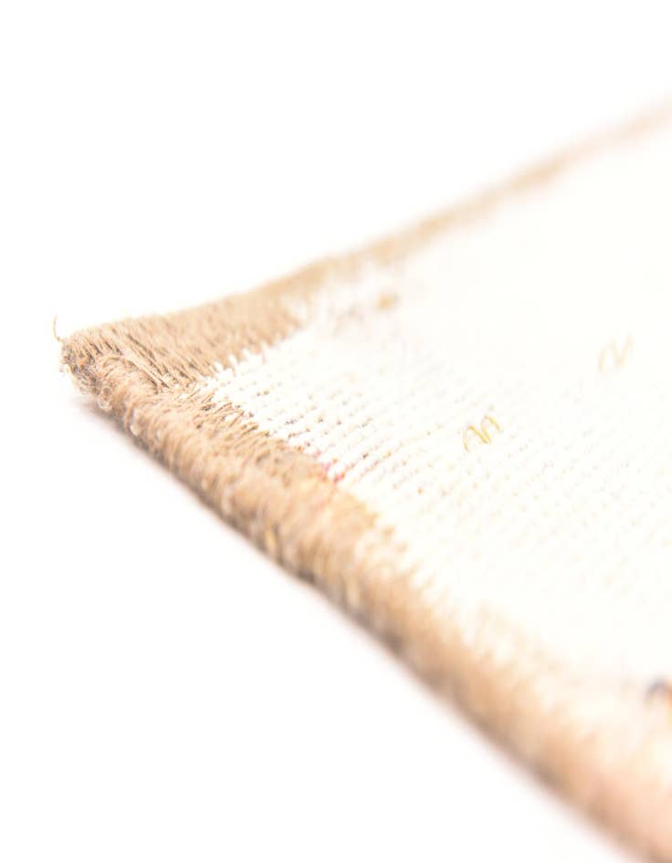 Detail image of 4' x 5' 9  Hand Knotted Ultra Vintage Persian Wool Rug