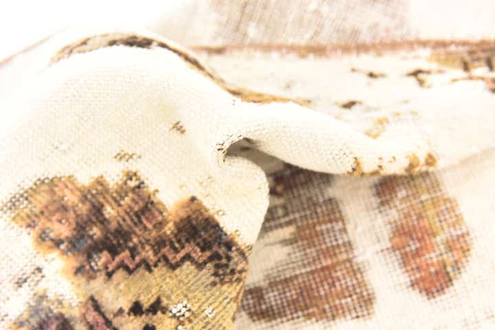 3' 7 x 5' 9 Hand Knotted Ultra Vintage Persian Wool Rug