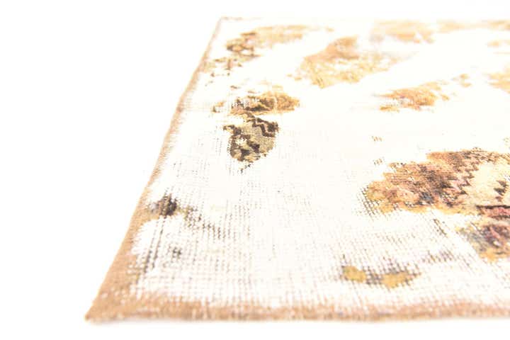 3' 7 x 5' 9 Hand Knotted Ultra Vintage Persian Wool Rug