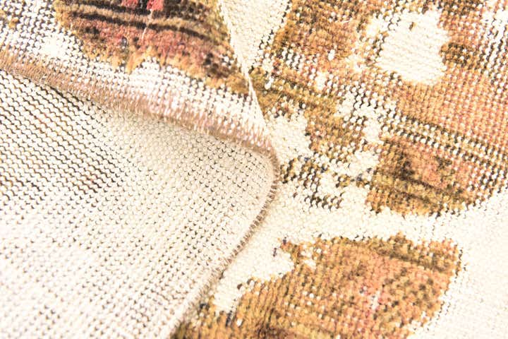 3' 7 x 5' 9 Hand Knotted Ultra Vintage Persian Wool Rug