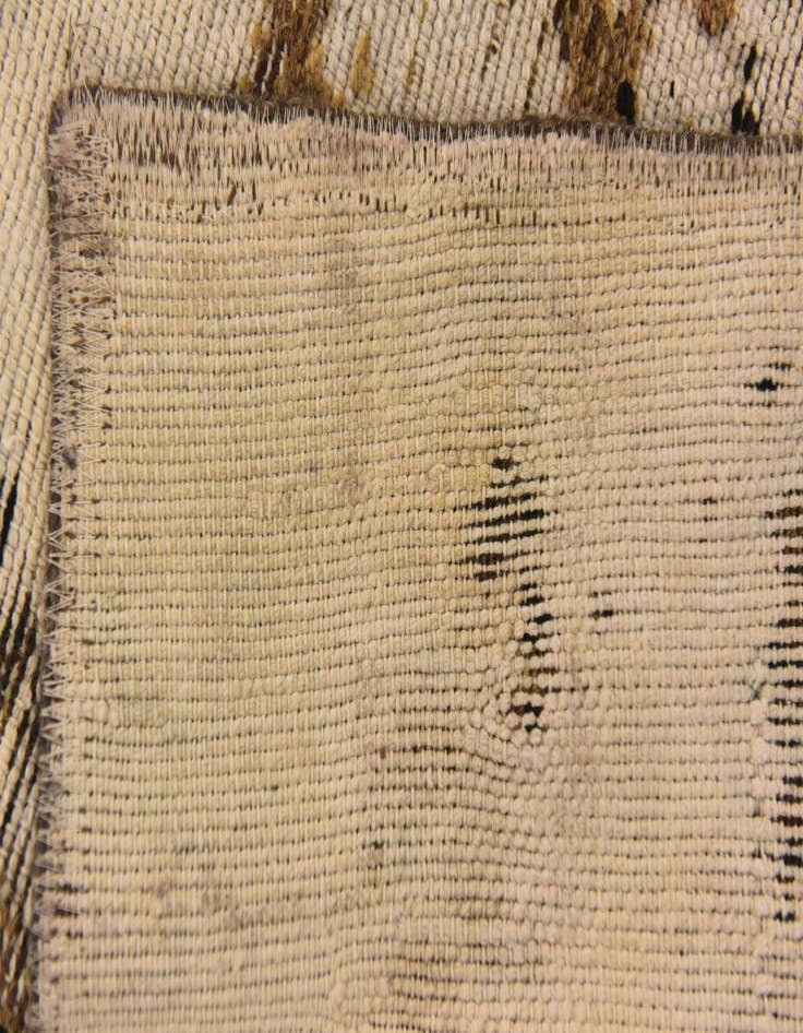 Detail image of 3' 4 x 5' 4  Hand Knotted Ultra Vintage Persian Wool Rug