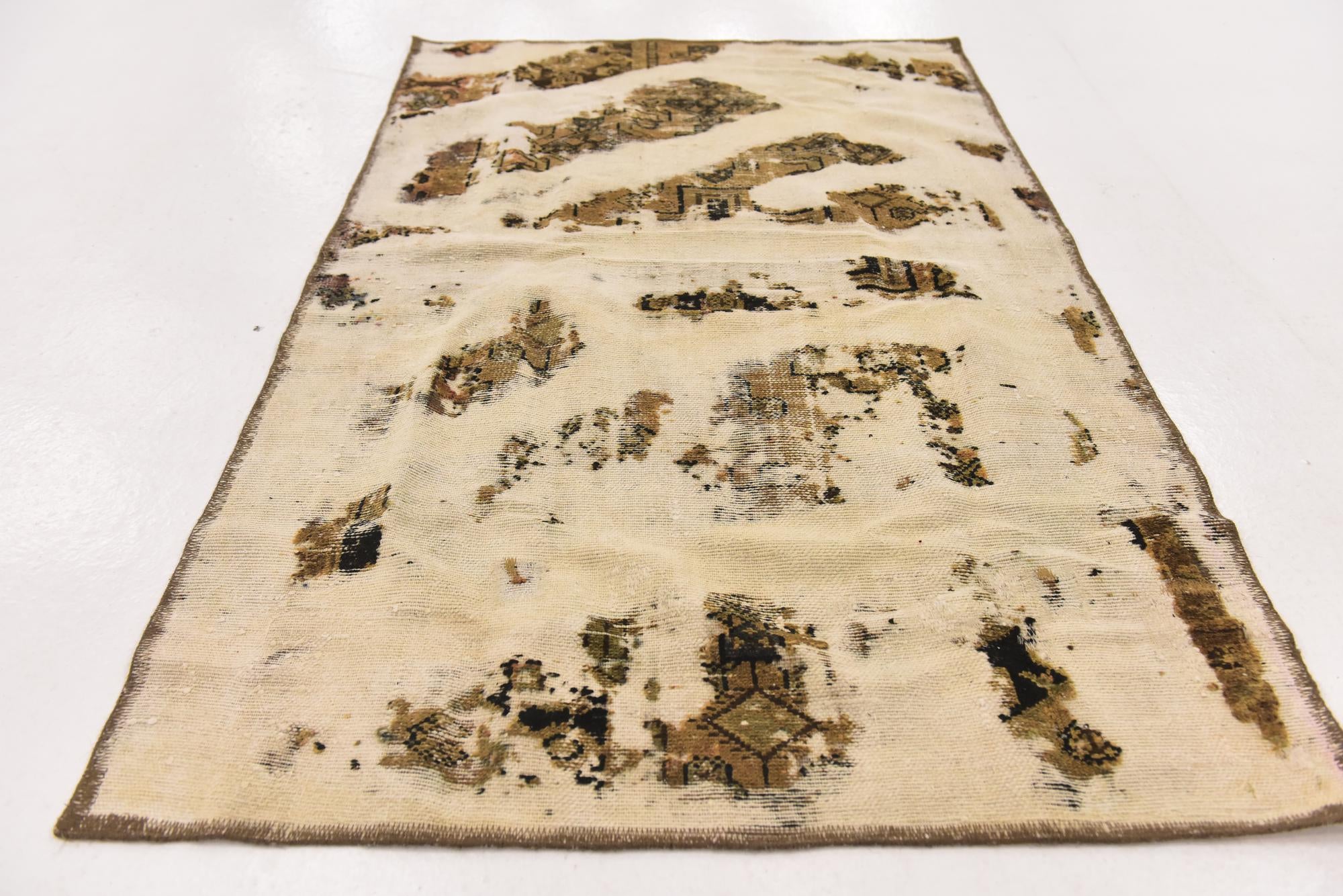 3' 4 x 5' 4 Hand Knotted Ultra Vintage Persian Wool Rug