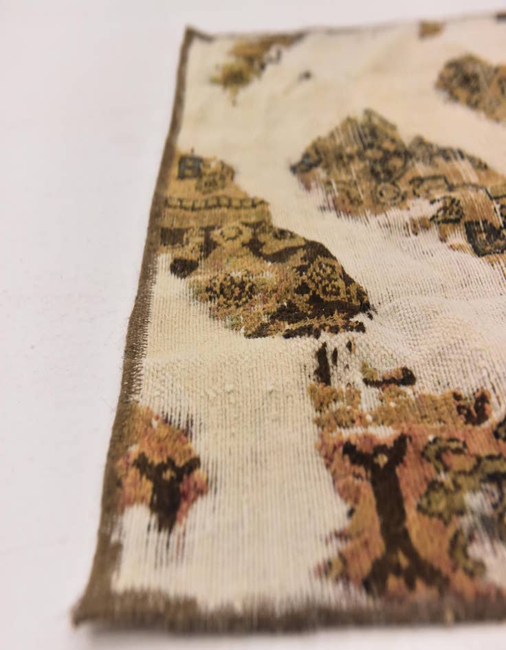 Detail image of 3' 4 x 5' 4  Hand Knotted Ultra Vintage Persian Wool Rug