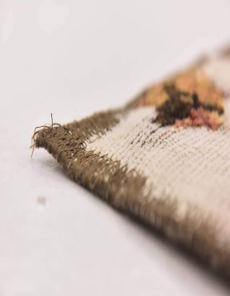 Detail image of 3' 4 x 5' 4  Hand Knotted Ultra Vintage Persian Wool Rug