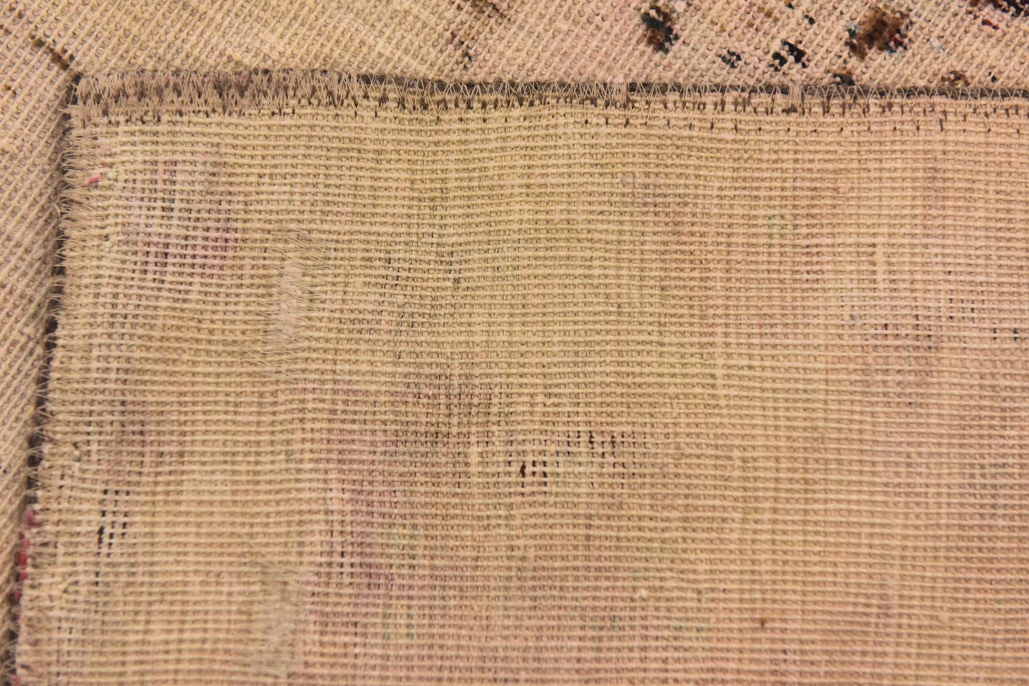 4' x 6' 5 Hand Knotted Ultra Vintage Persian Wool Rug