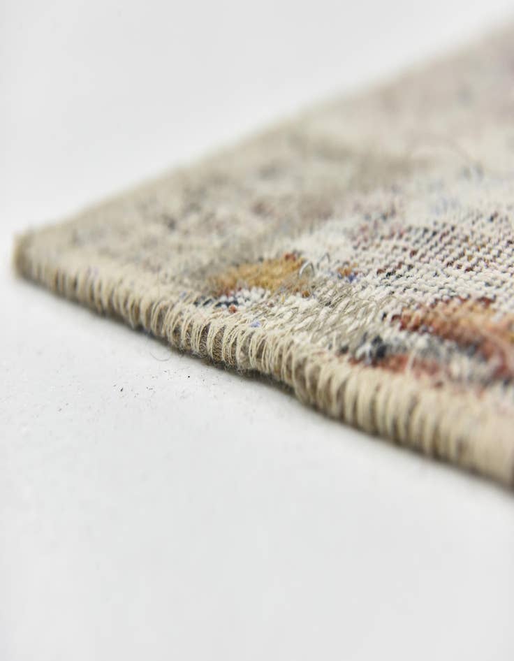 Detail image of 4' 4 x 5' 3  Hand Knotted Ultra Vintage Persian Wool Rug