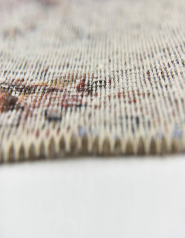 Detail image of 4' 4 x 5' 3  Hand Knotted Ultra Vintage Persian Wool Rug