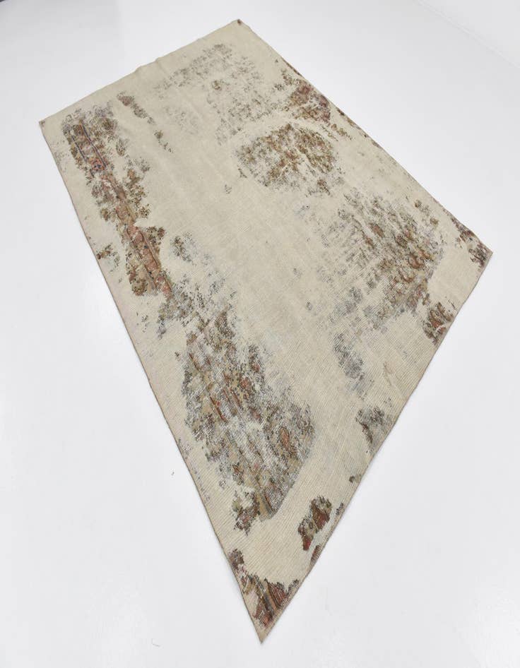 Detail image of 6' 10 x 9' 3  Hand Knotted Ultra Vintage Persian Wool Rug