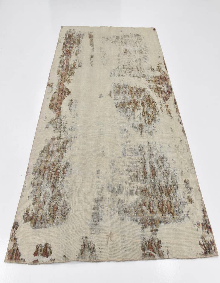 Detail image of 6' 10 x 9' 3  Hand Knotted Ultra Vintage Persian Wool Rug