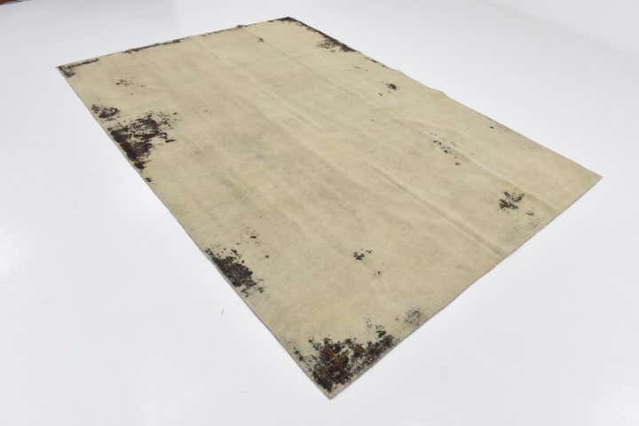 6' 8 x 9' 9 Hand Knotted Ultra Vintage Persian Wool Rug