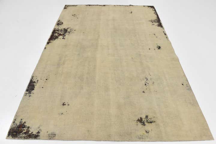 6' 8 x 9' 9 Hand Knotted Ultra Vintage Persian Wool Rug