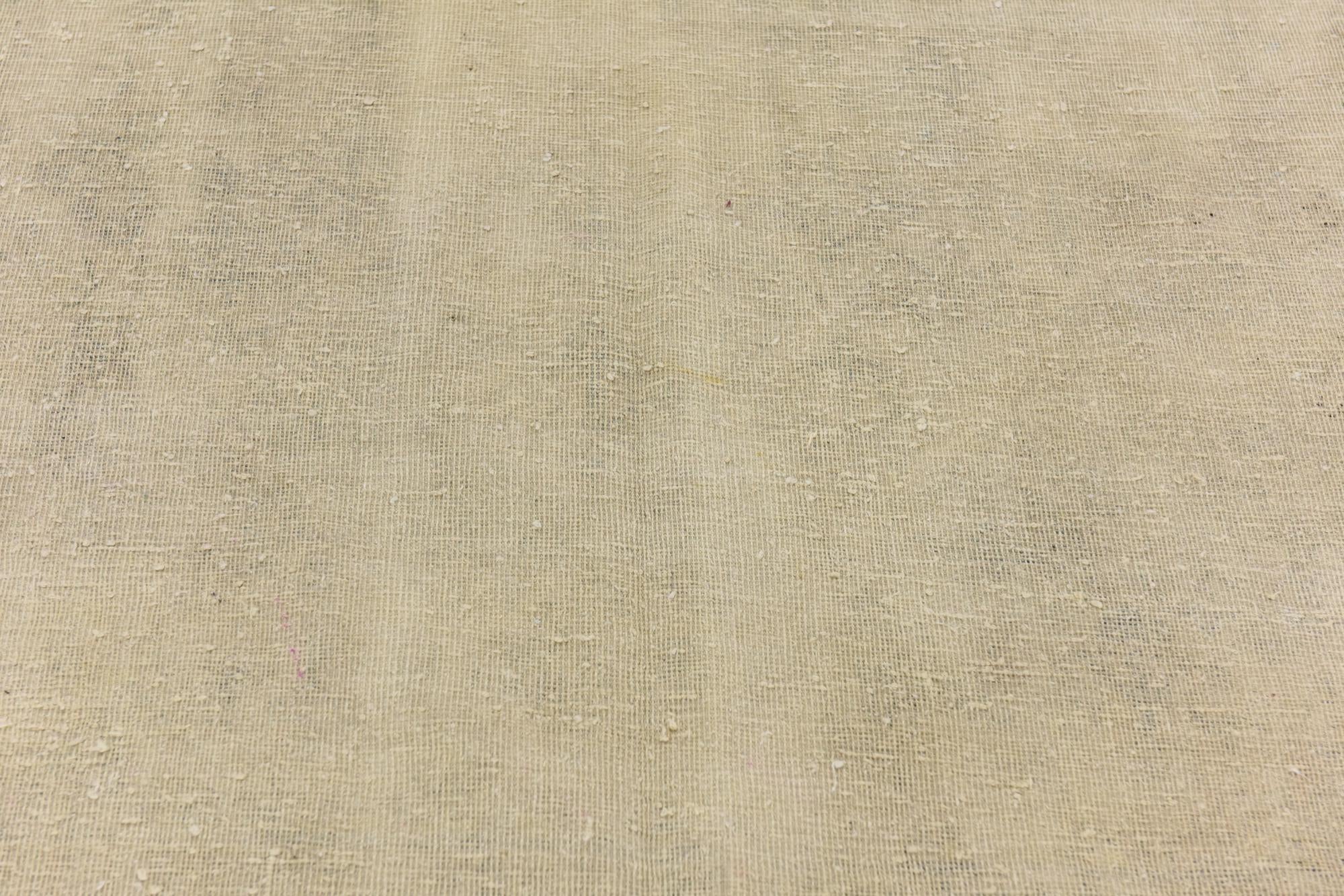 6' 8 x 9' 9 Hand Knotted Ultra Vintage Persian Wool Rug