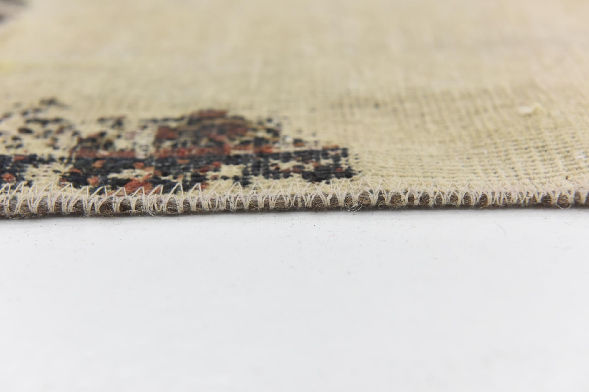 6' 8 x 9' 9 Hand Knotted Ultra Vintage Persian Wool Rug