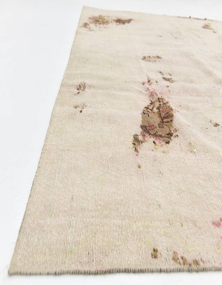 Detail image of 6' 5 x 7' 8  Hand Knotted Ultra Vintage Persian Wool Rug