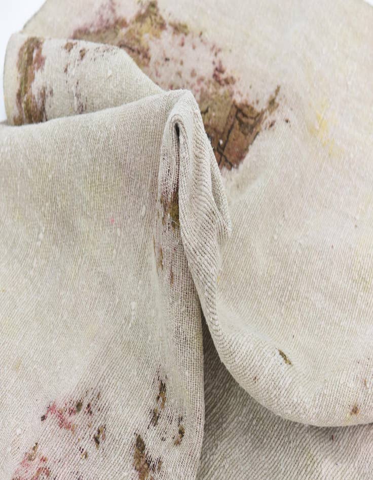 Detail image of 6' 5 x 7' 8  Hand Knotted Ultra Vintage Persian Wool Rug