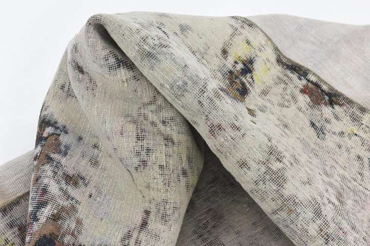 6' x 9' 3 Hand Knotted Ultra Vintage Persian Wool Rug