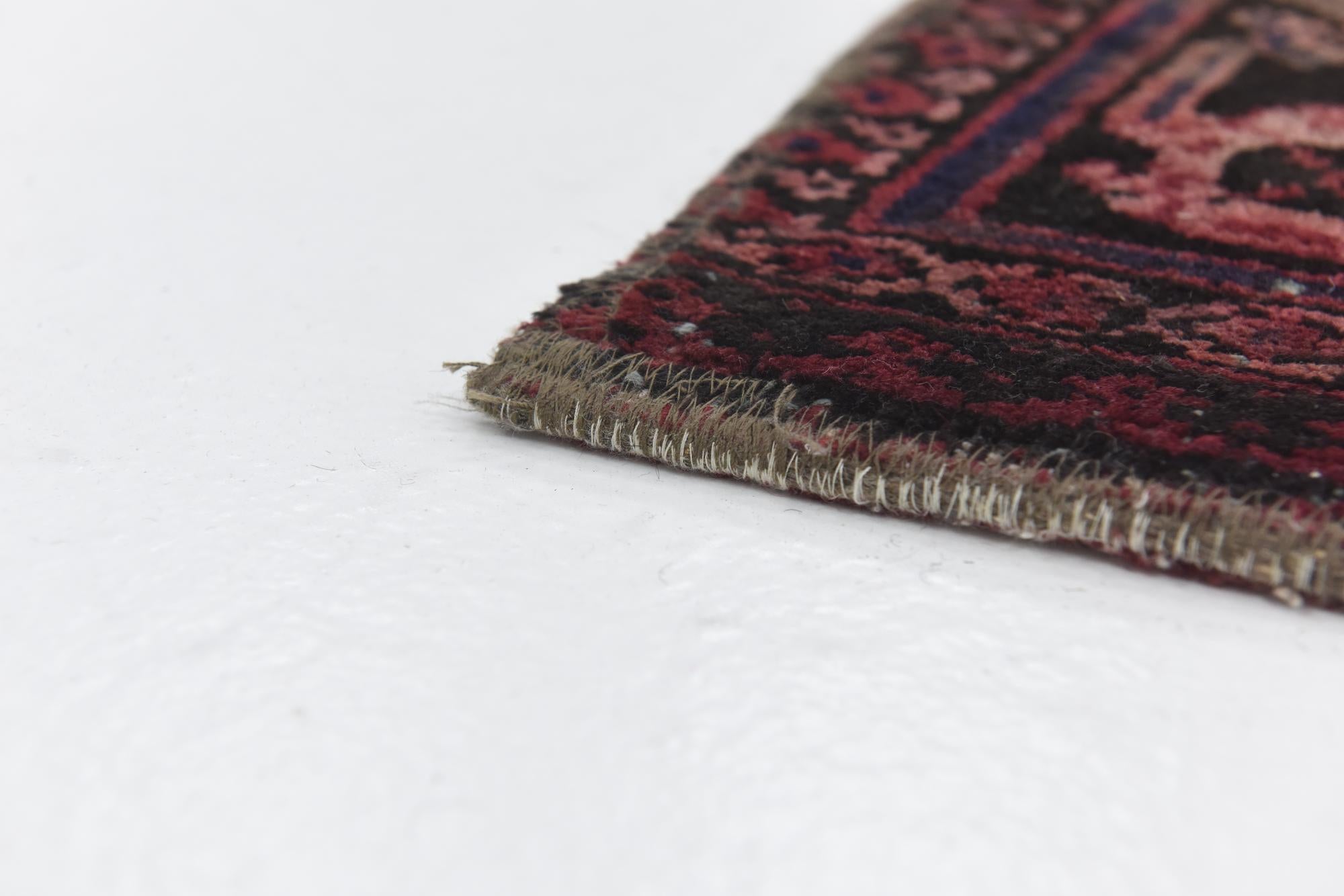 7' x 8' 9 Hand Knotted Ultra Vintage Persian Wool Rug