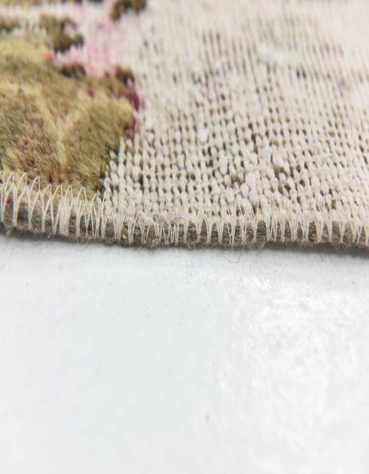 Detail image of 4' 8 x 6' 7  Hand Knotted Ultra Vintage Persian Wool Rug