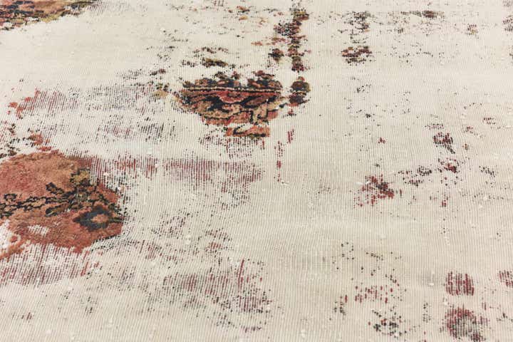 4' 9 x 6' 5 Hand Knotted Ultra Vintage Persian Wool Rug
