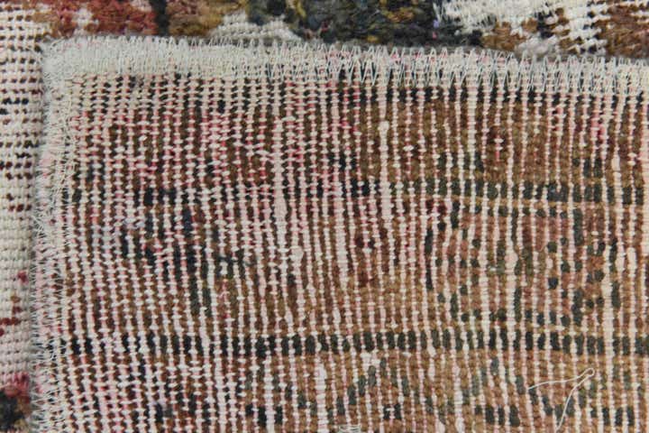 4' 9 x 6' 5 Hand Knotted Ultra Vintage Persian Wool Rug