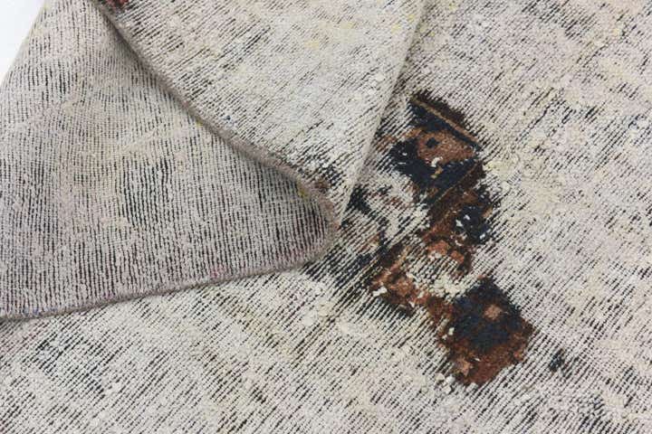 6' 8 x 9' 2 Hand Knotted Ultra Vintage Persian Wool Rug