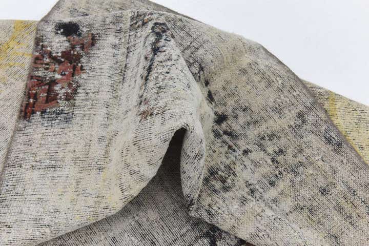 6' 8 x 9' 2 Hand Knotted Ultra Vintage Persian Wool Rug