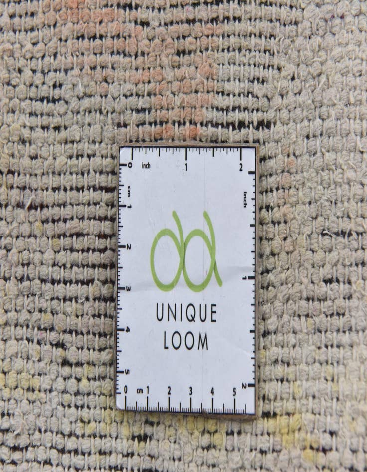 Detail image of 6' 8 x 9' 2  Hand Knotted Ultra Vintage Persian Wool Rug