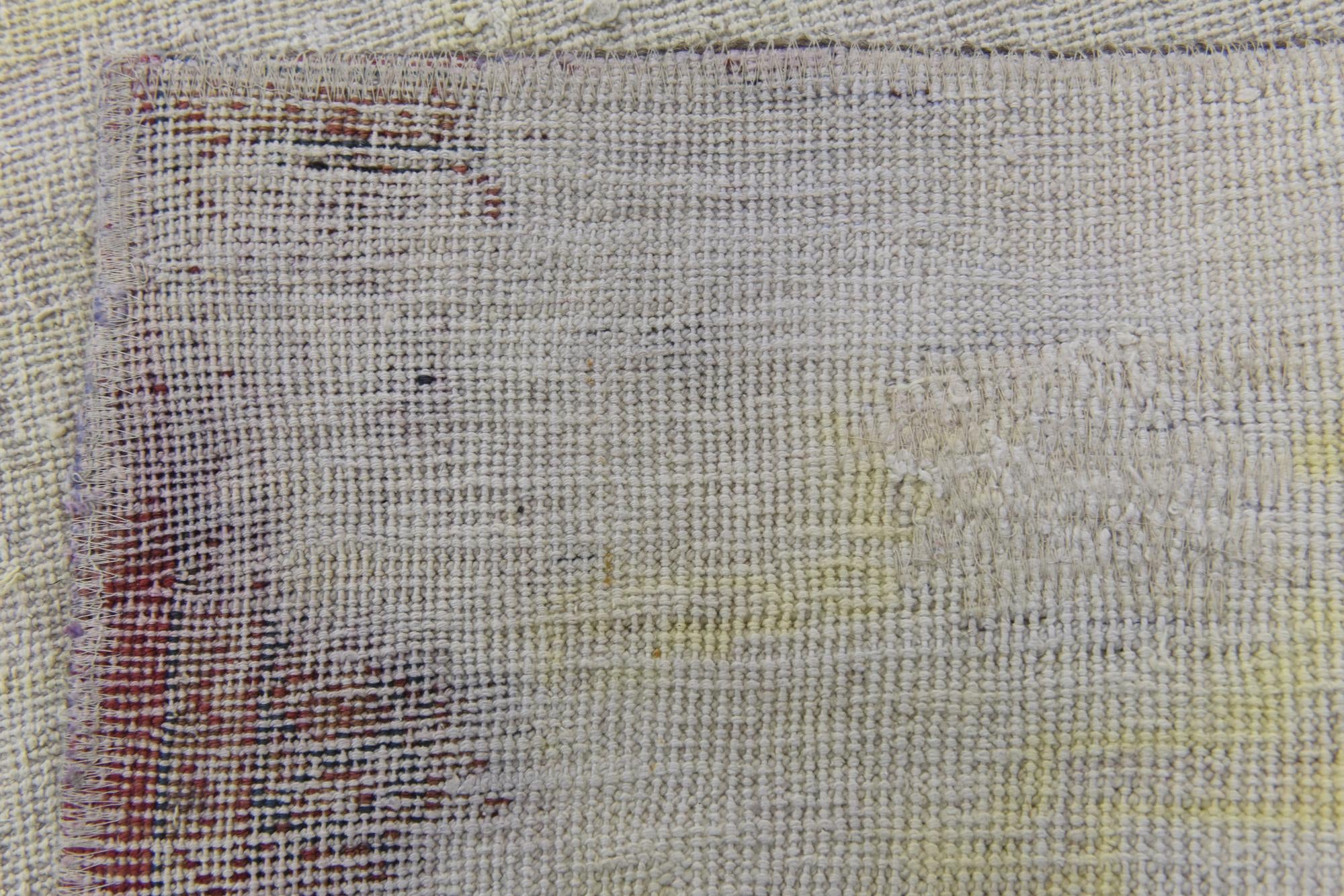 7' x 10' 6 Hand Knotted Ultra Vintage Persian Wool Rug