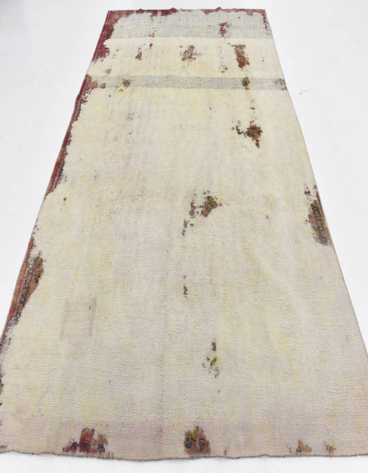 Detail image of 7' x 10' 6  Hand Knotted Ultra Vintage Persian Wool Rug