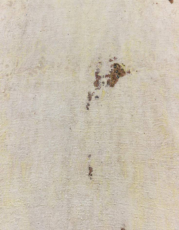 Detail image of 7' x 10' 6  Hand Knotted Ultra Vintage Persian Wool Rug