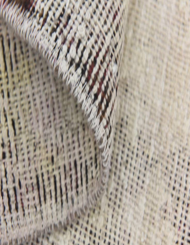 Detail image of 6' 9 x 7' 6  Hand Knotted Ultra Vintage Persian Wool Rug