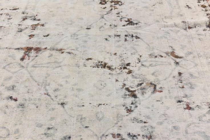 Detail image of 5' 5 x 9' Hand Knotted Ultra Vintage Persian Wool Rug