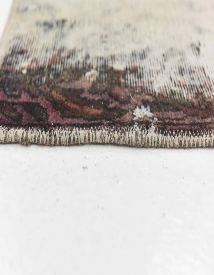 Detail image of 5' 5 x 9'  Hand Knotted Ultra Vintage Persian Wool Rug