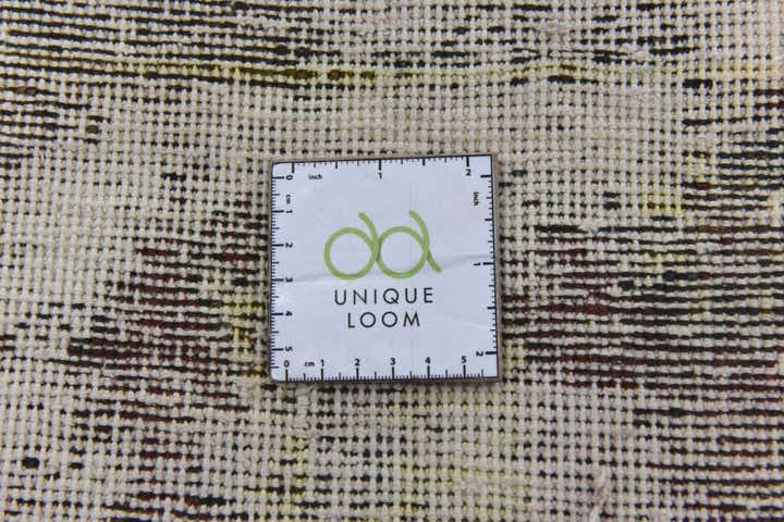 9' x 12' 6 Hand Knotted Ultra Vintage Persian Wool Rug