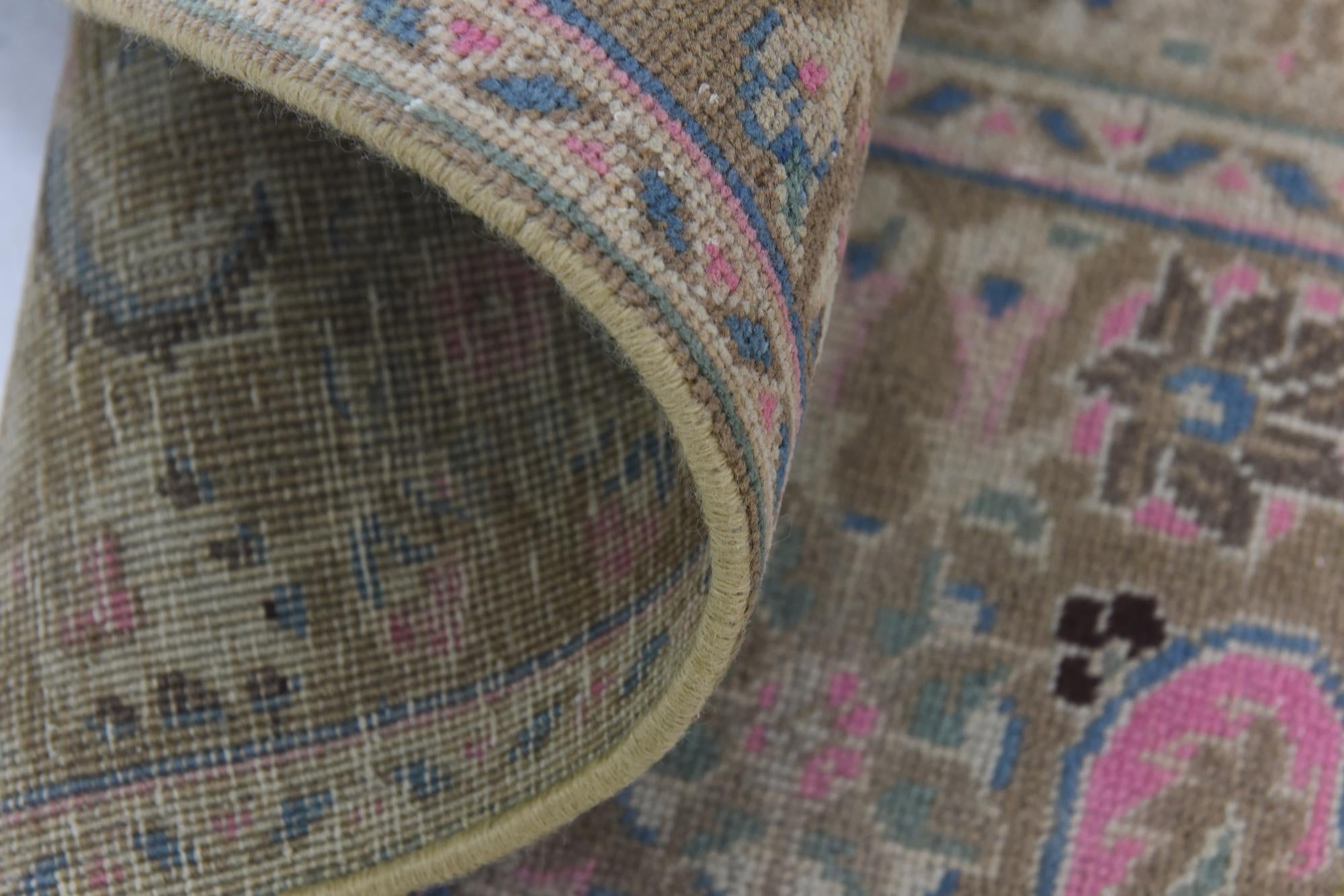 8' 9 x 11' 8 Hand Knotted Ultra Vintage Persian Wool Rug