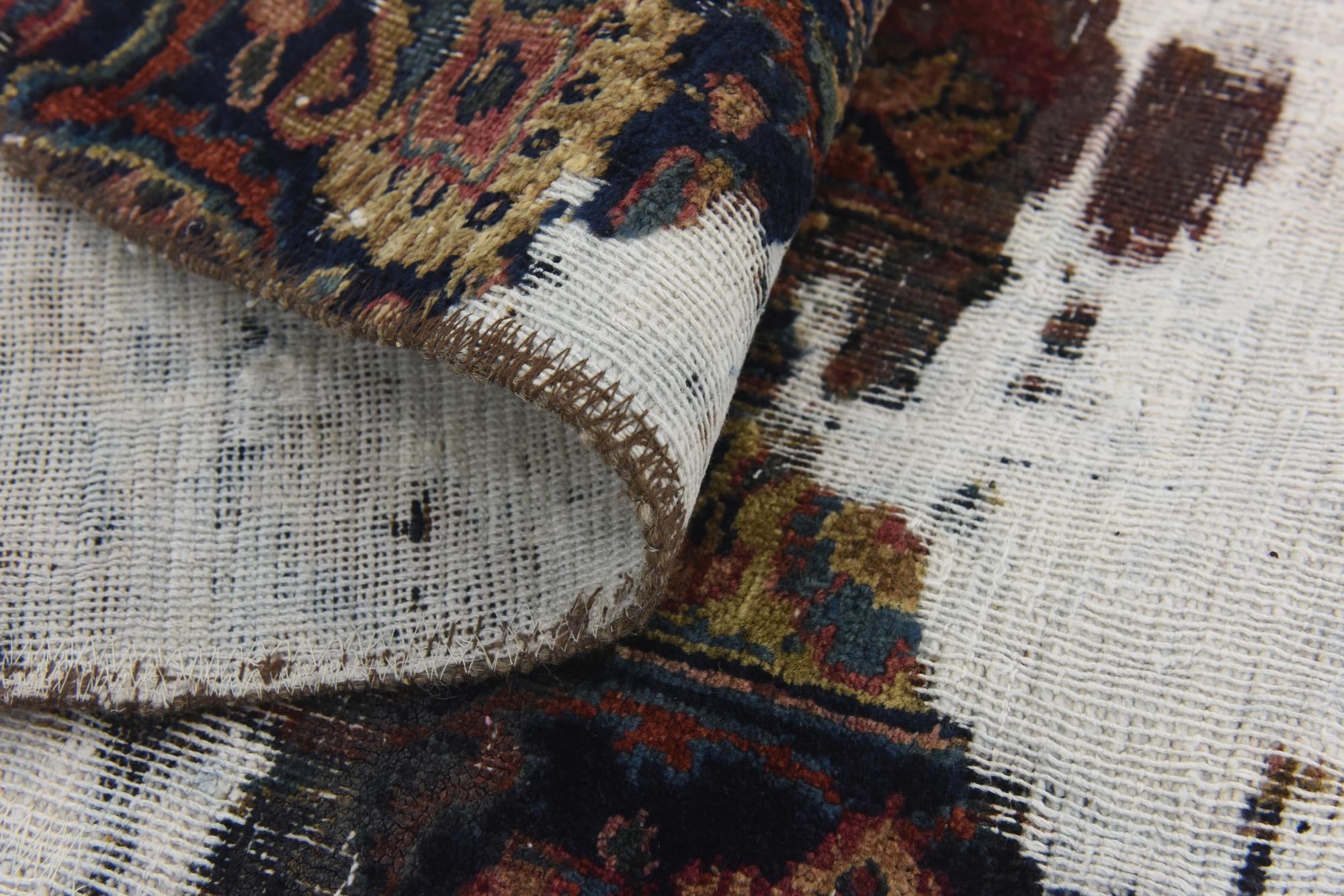 7' x 10' Hand Knotted Ultra Vintage Persian Wool Rug