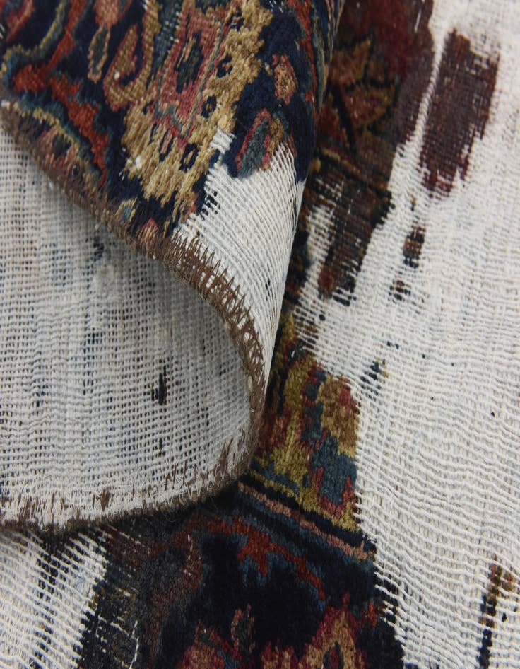 Detail image of 7' x 10'  Hand Knotted Ultra Vintage Persian Wool Rug