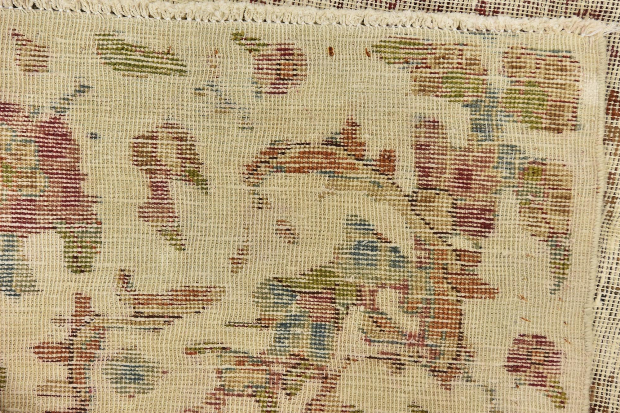 9' 4 x 13' 2 Hand Knotted Ultra Vintage Persian Wool Rug