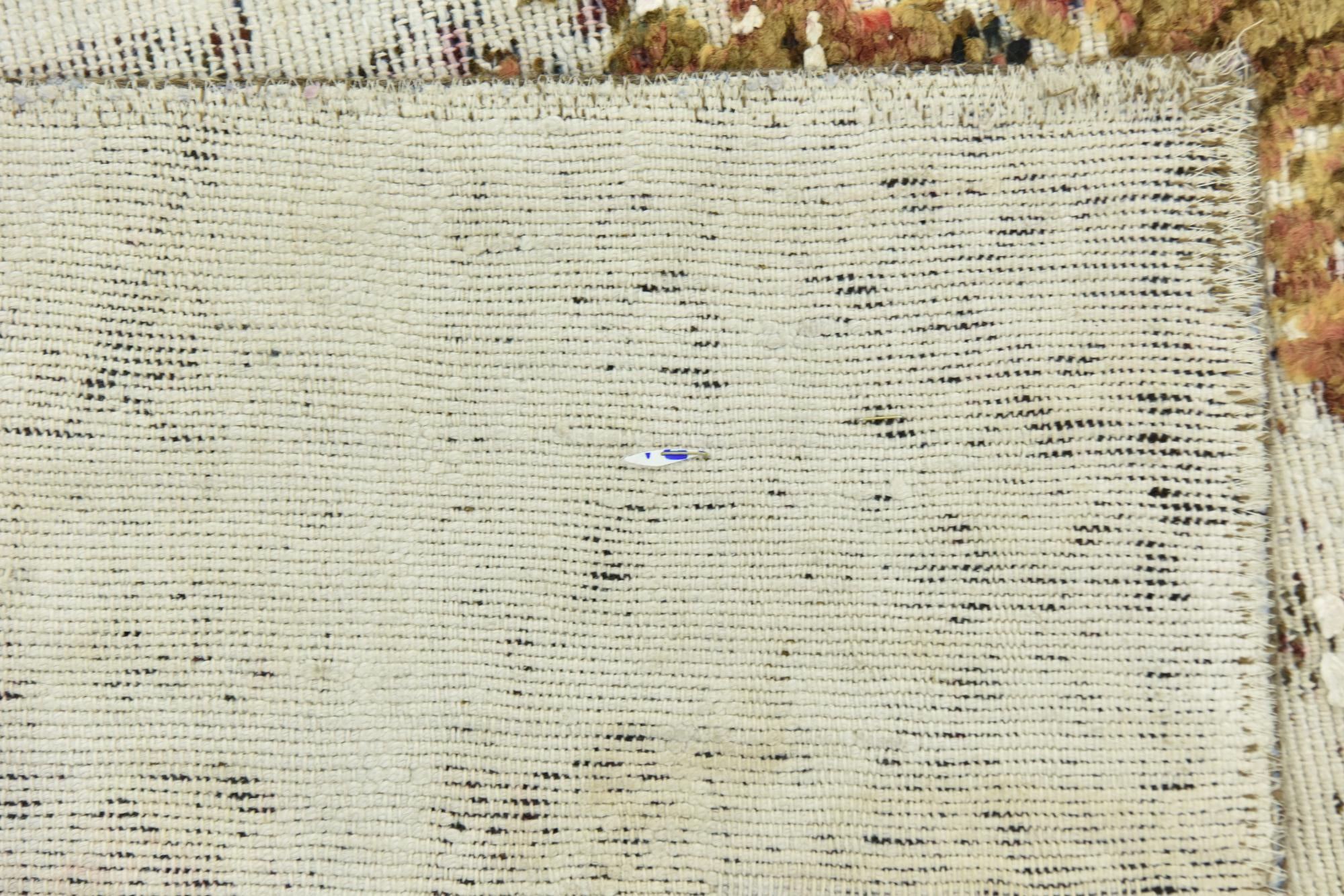 5' 10 x 8' 5 Hand Knotted Ultra Vintage Persian Wool Rug