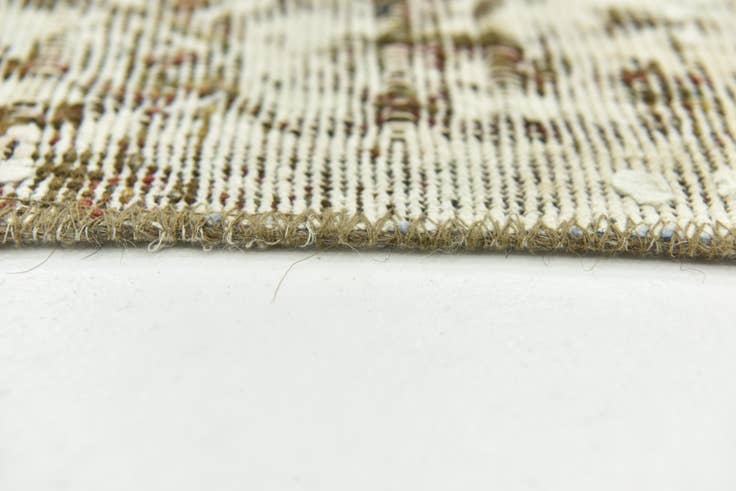 Detail image of 5' 10 x 8' 5 Hand Knotted Ultra Vintage Persian Wool Rug