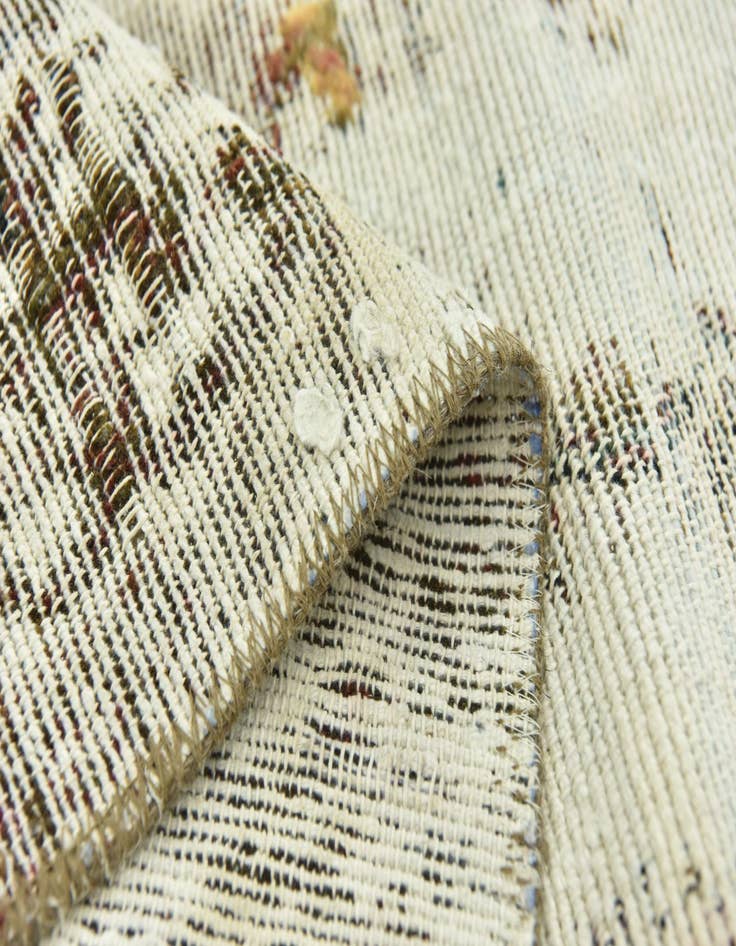 Detail image of 5' 10 x 8' 5  Hand Knotted Ultra Vintage Persian Wool Rug